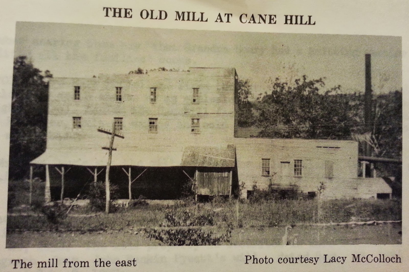 Remember When The Old Mill At Cane Hill by W.J. Lemke