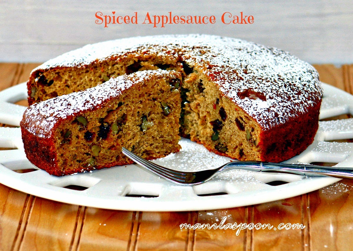 Spiced Applesauce Cake Manila Spoon