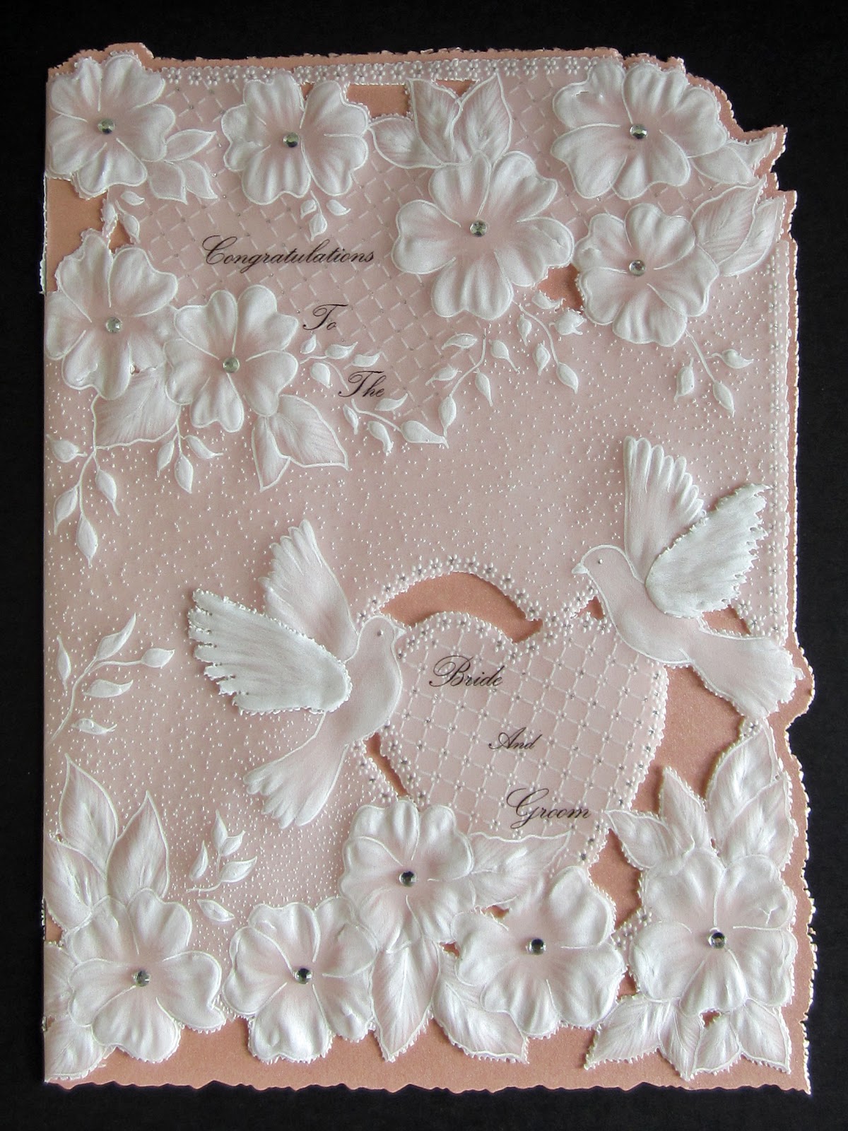 HAND MADE CARDS&hellip;&hellip;.. Ideas and Inspiration: PARCHMENT WEDDING CARD
