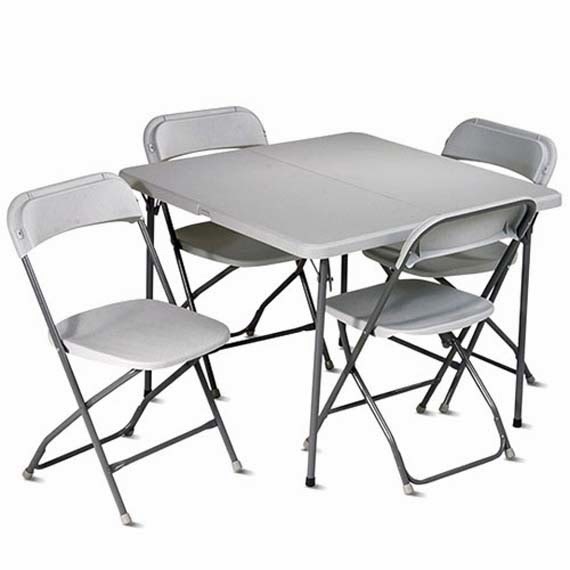 4 Piece Kids Folding Table and Chairs