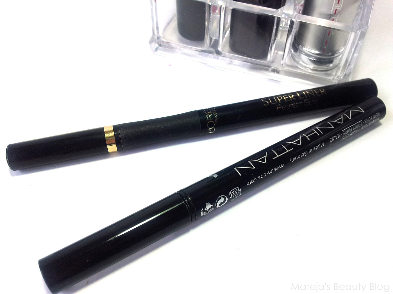 Manhattan Eyemazing And L Oreal Super Liner Perfect Slim Felt Tip Liners Mateja S Beauty Blog Bloglovin