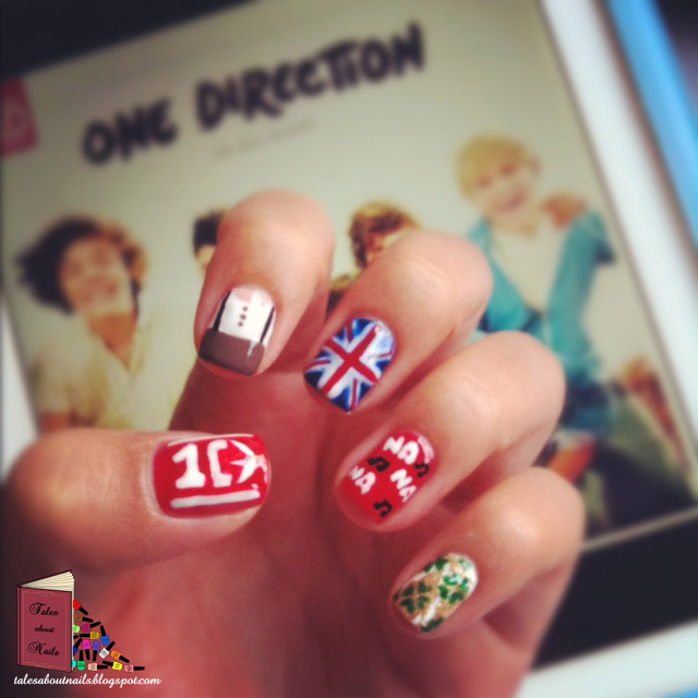One Direction nail art