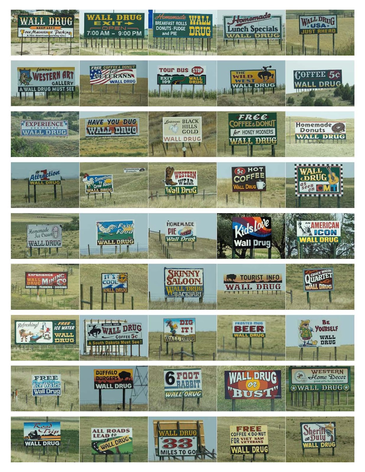 Feyrer Summer Trip 2012 Wall Drug Signs