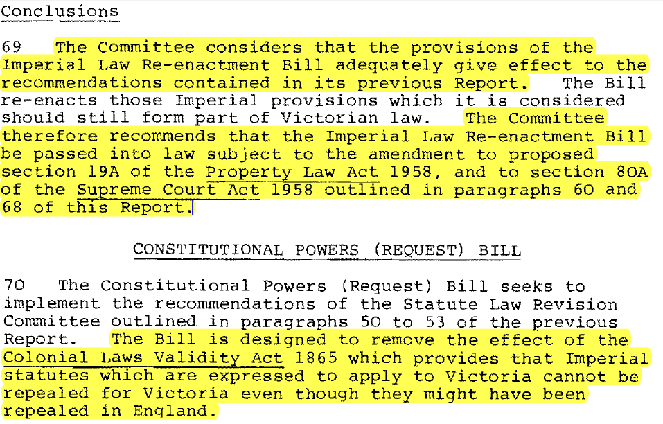 MIKIPEDIA LAW BLOG STATUTE LAW REVISION COMMITTEE REPORT ON THE
