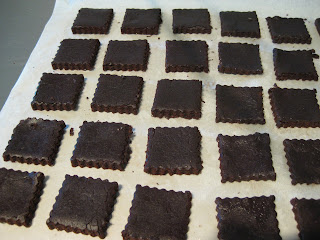 Oreo biscuits wafers (as a square style).