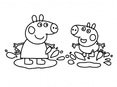 Desenhos da Peppa Pig para Imprimir e Colorir