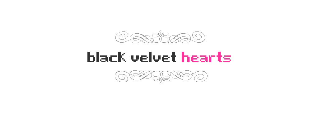 black velvet hearts