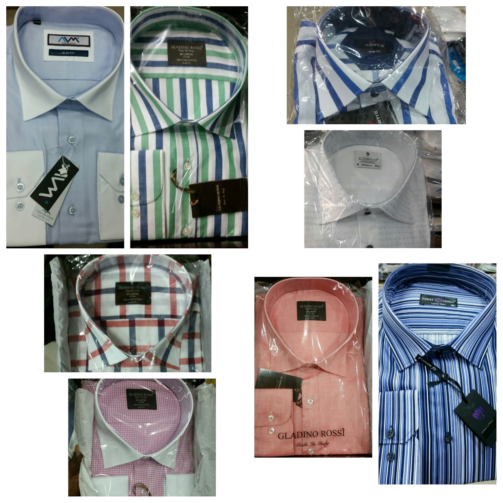 Original Turkish / Italian Brands Dress Shirts For Men Of Class and Quality