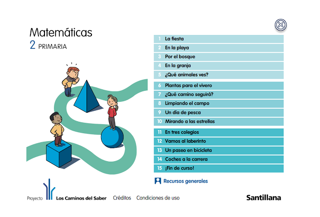 RECURSOS SANTILLANA 2º MATEMÁTICAS