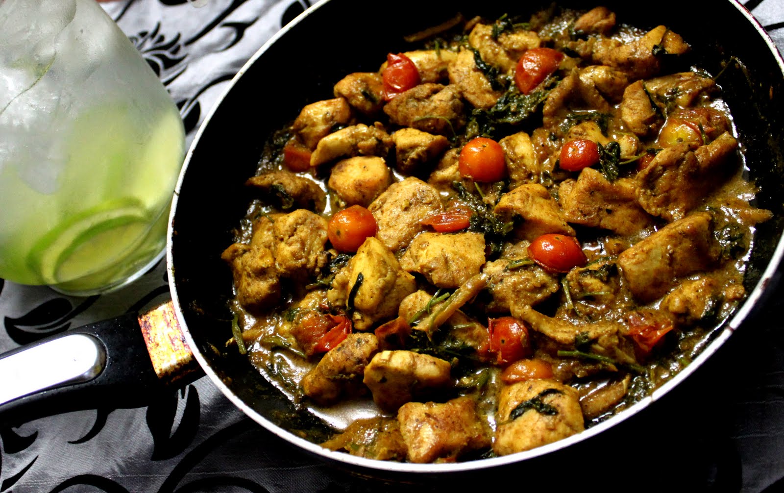 The Artist Chef Cherry Tomatoes in Chicken Curry