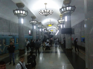 Yunus Rajabiy metro Station.
