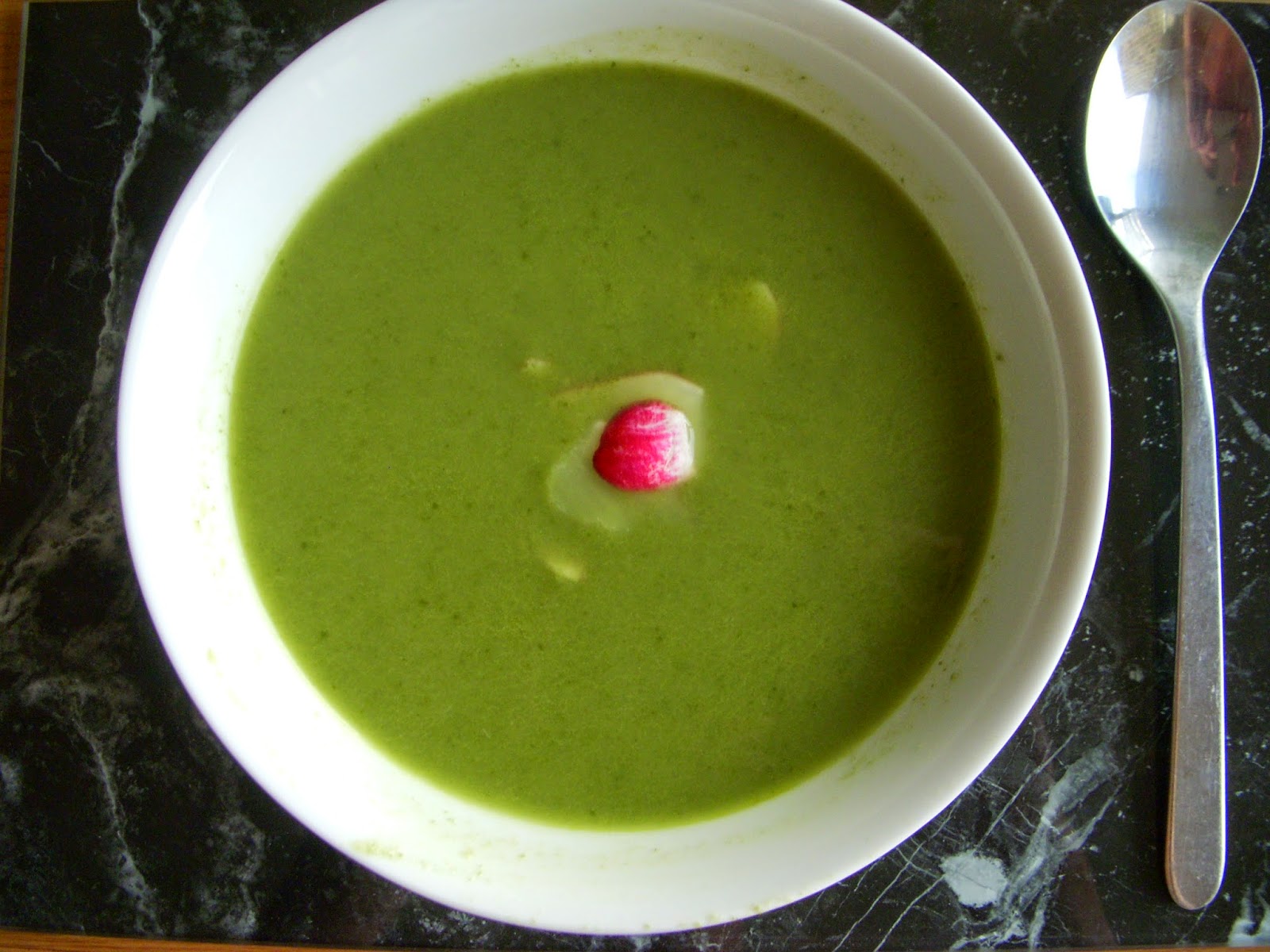 Notes from Ladysmock Cottage Radish Soup.