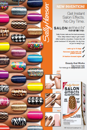 Sally Hansen Salon Effects Real Nail Polish Strips Review & Swatches