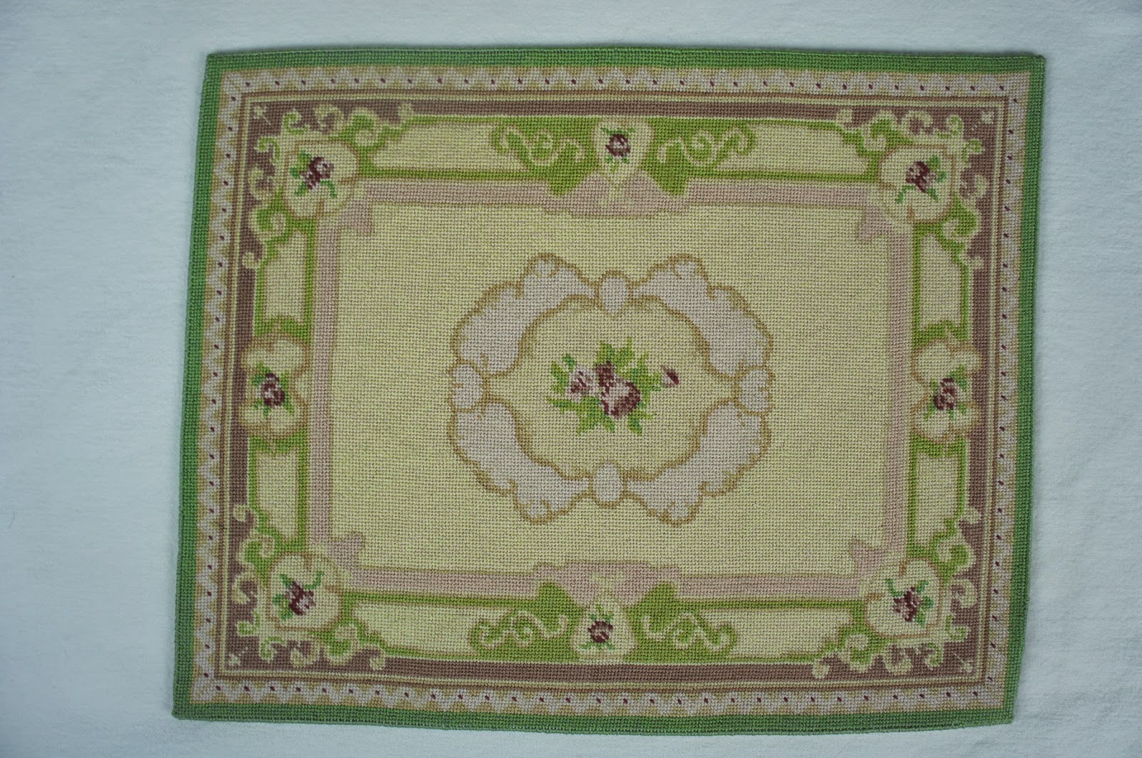 Knotty By Nature Finished my Miniature Needlepoint Petit Point
