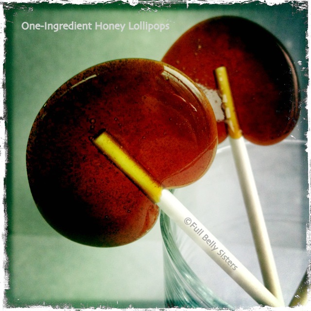 OneIngredient Honey Lollipops