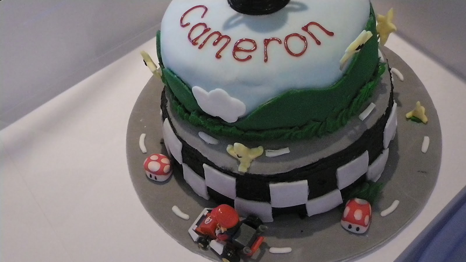 Cake Creations: A Mario Kart Birthday Cake!