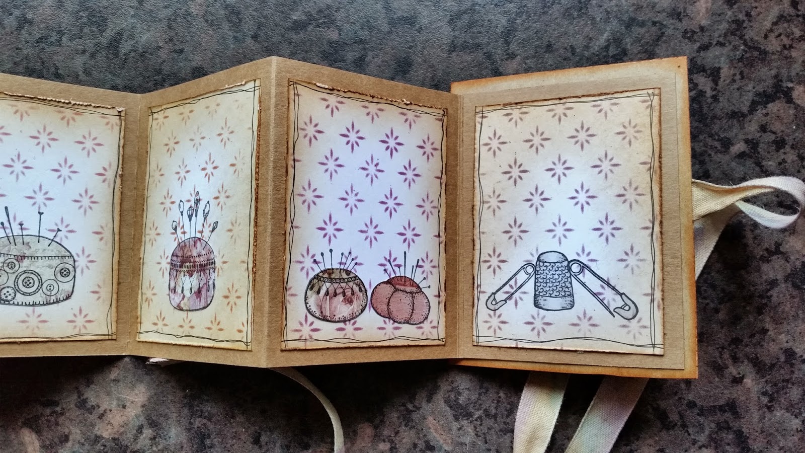 Chocolate Baroque Design Team Sewing Mini Book (by Debbie)