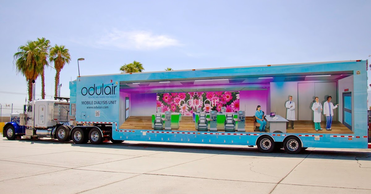 Mobile Dialysis Unit Mobile Dialysis Clinics manufactured by Odulair