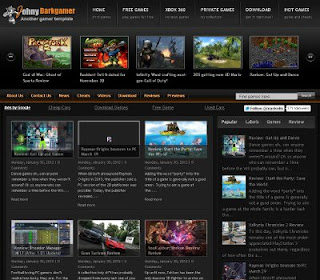 Johny Dark Gamer Template