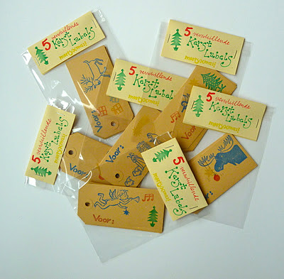 a Stamp a Day: christmas labels for sale!