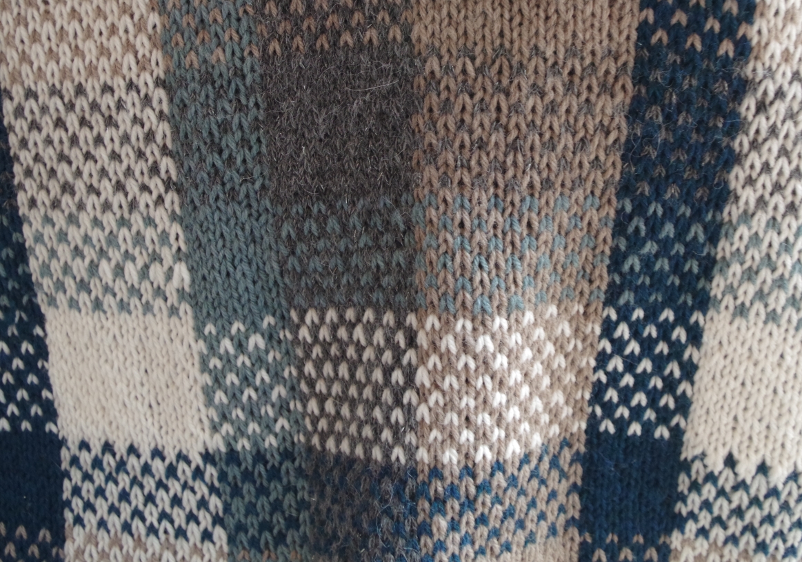 Reems Creek Chronicles I knitted plaid!