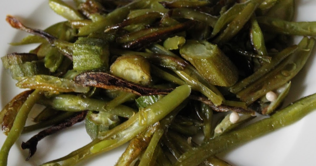 The Charm of Home Roasted French Style Green Beans and Okra