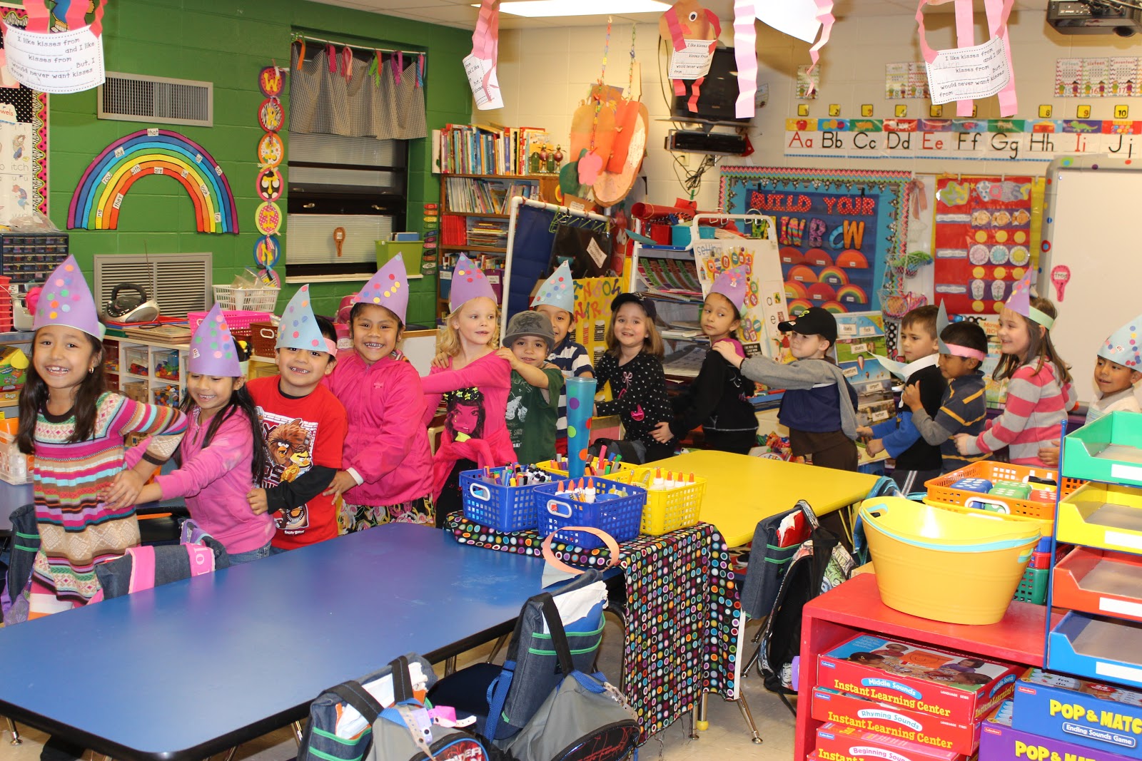 Mrs. Lee's Kindergarten Silly Centers & Reading Conga Line