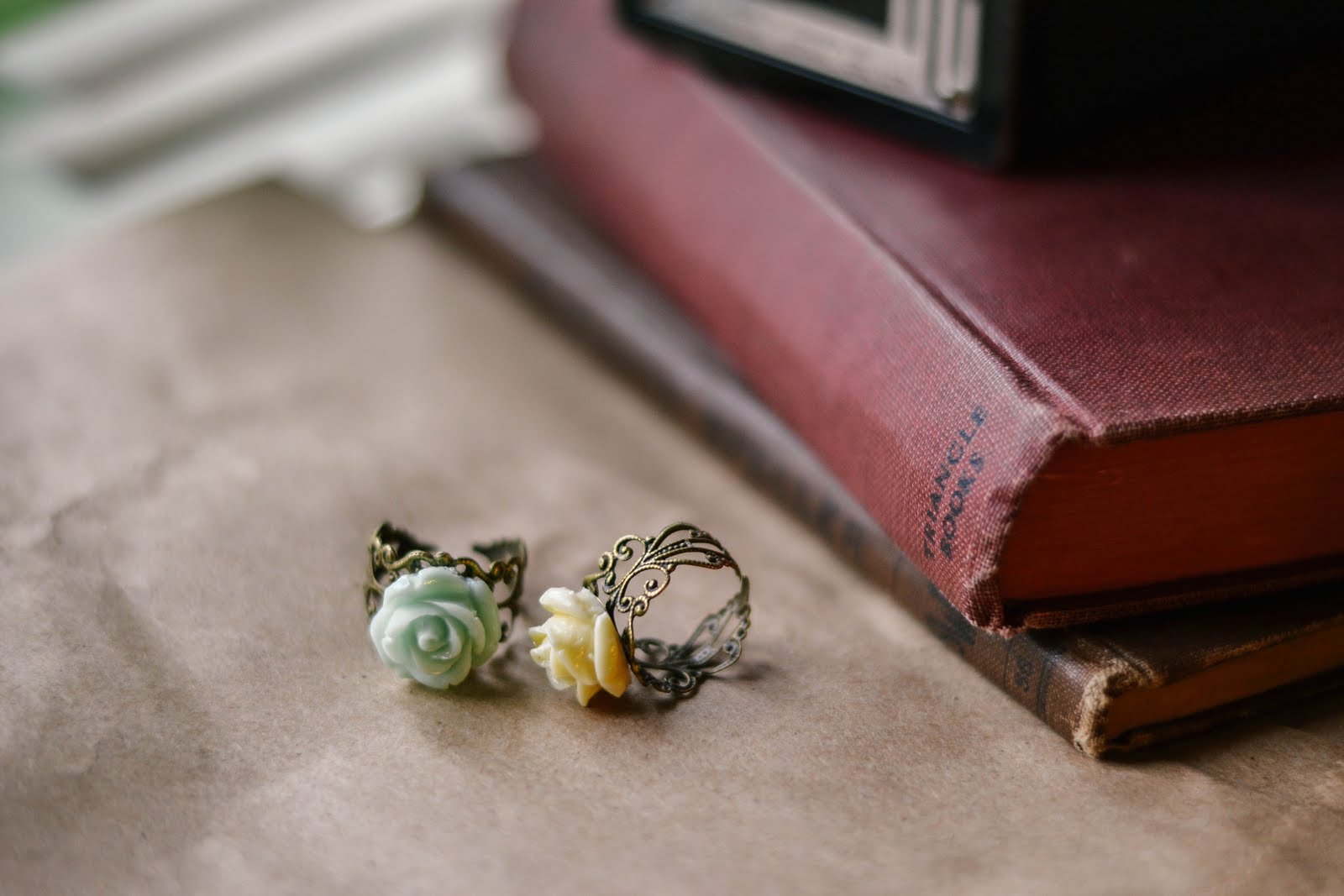 p.s.♡ diy rose rings