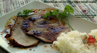 
redondo De Res Con Salsa Negra (asado Negro)
