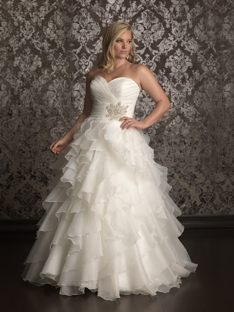 Allure Women Spring 2013 Plus Size Bridal Collection 