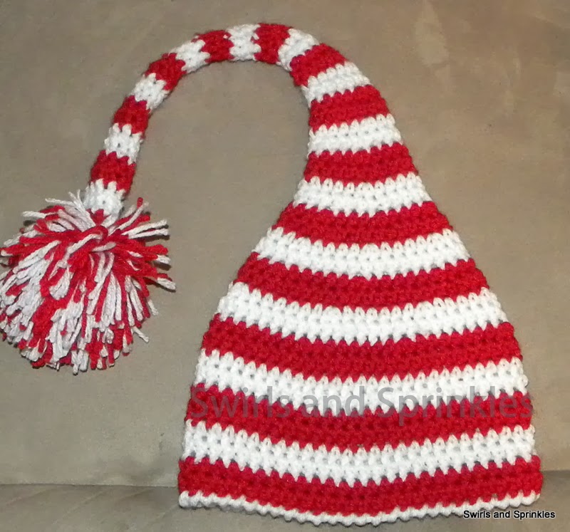 Crochet Baby Hats Free Pattern Elf images