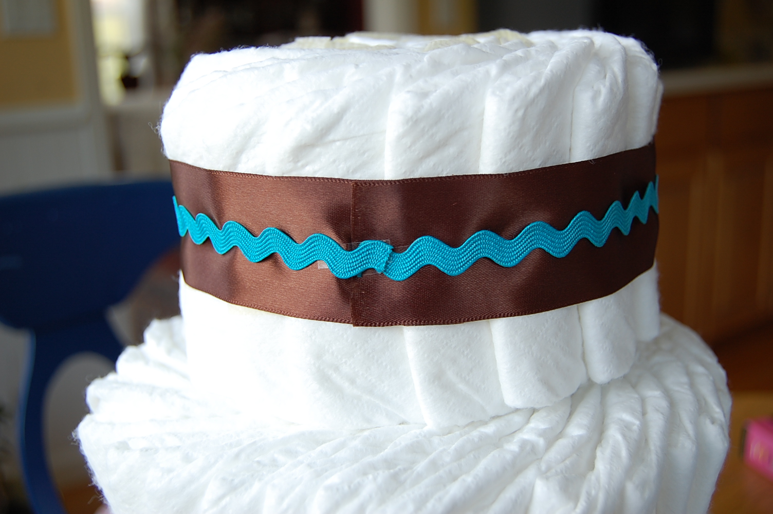 saltbox treasures: How to Make a Baby Diaper Cake
