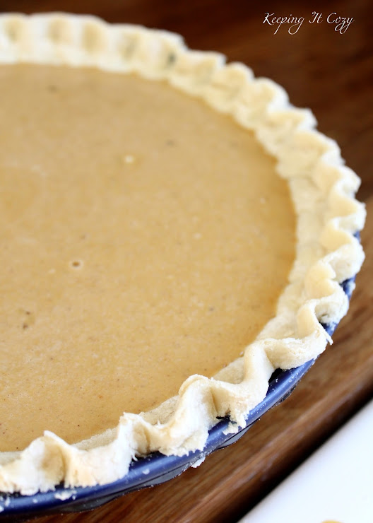 Keeping It Cozy Baking a Pumpkin Pie