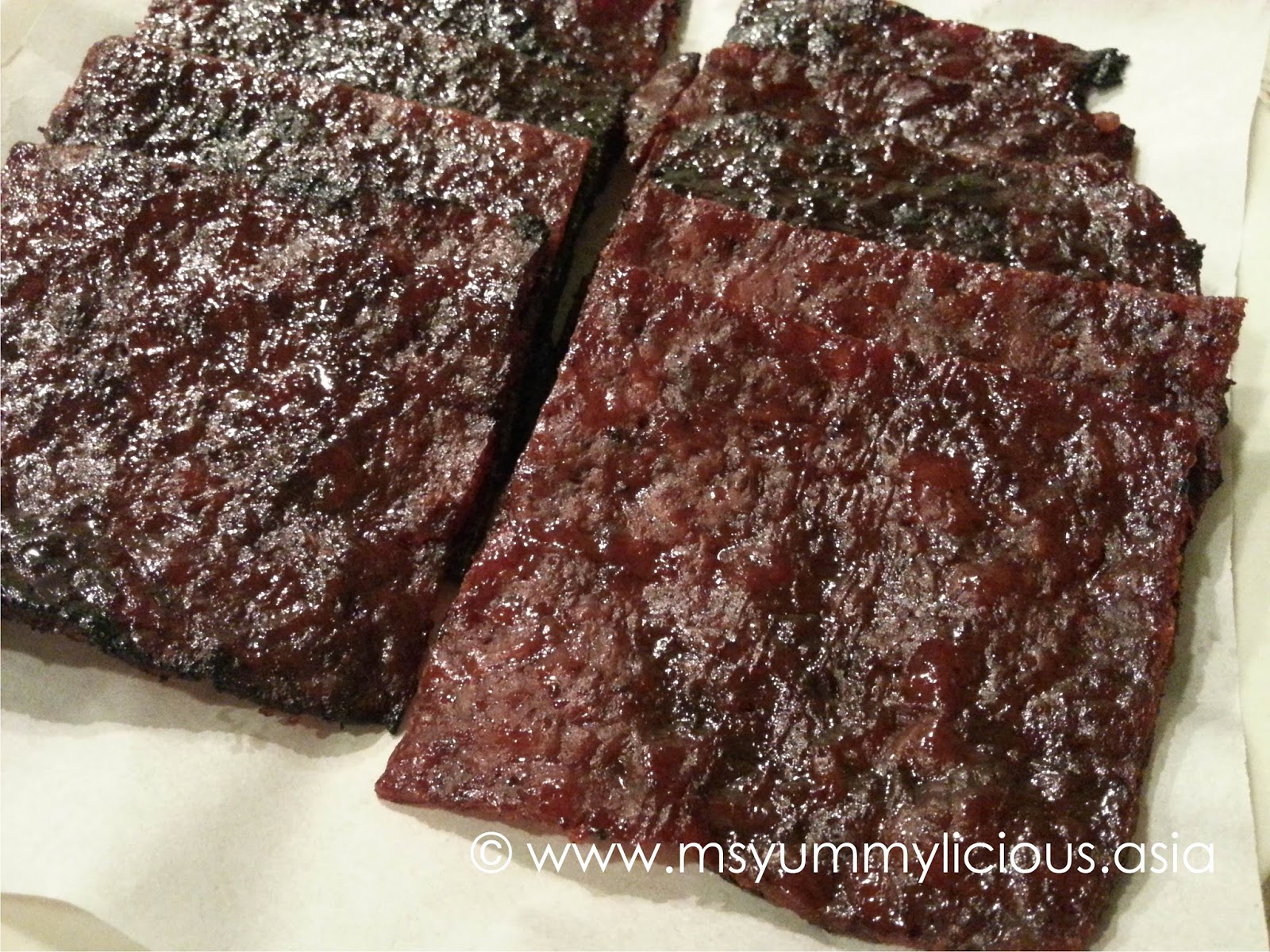 Chinese Pork Jerky (Bak Kwa) Yummylicious + Babylicious