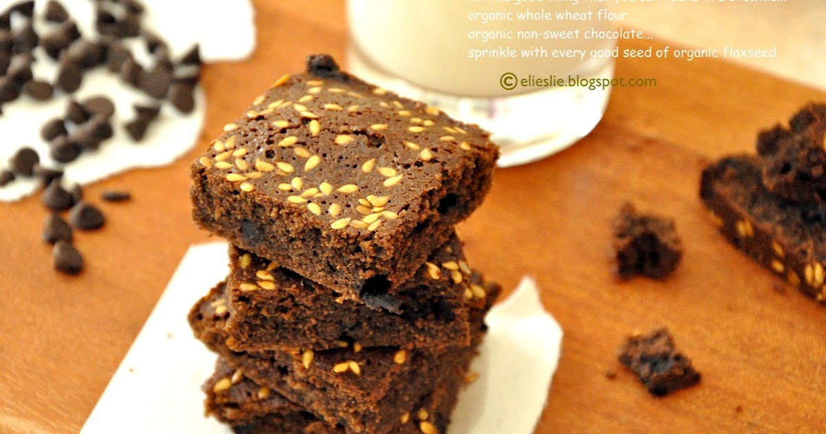 Give Thanks Flaxseed Brownie
