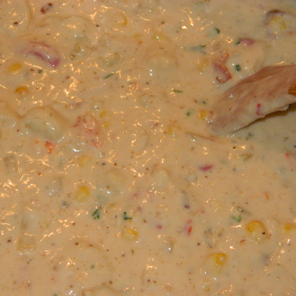 ¡Bye Bye Pounds! Low Carb Seafood Corn Chowder