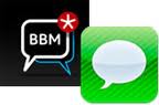 iOS 5 iMessages vs. BlackBerry BBM [Video]