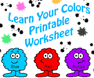 Learn Your Colors Printable Worksheet
