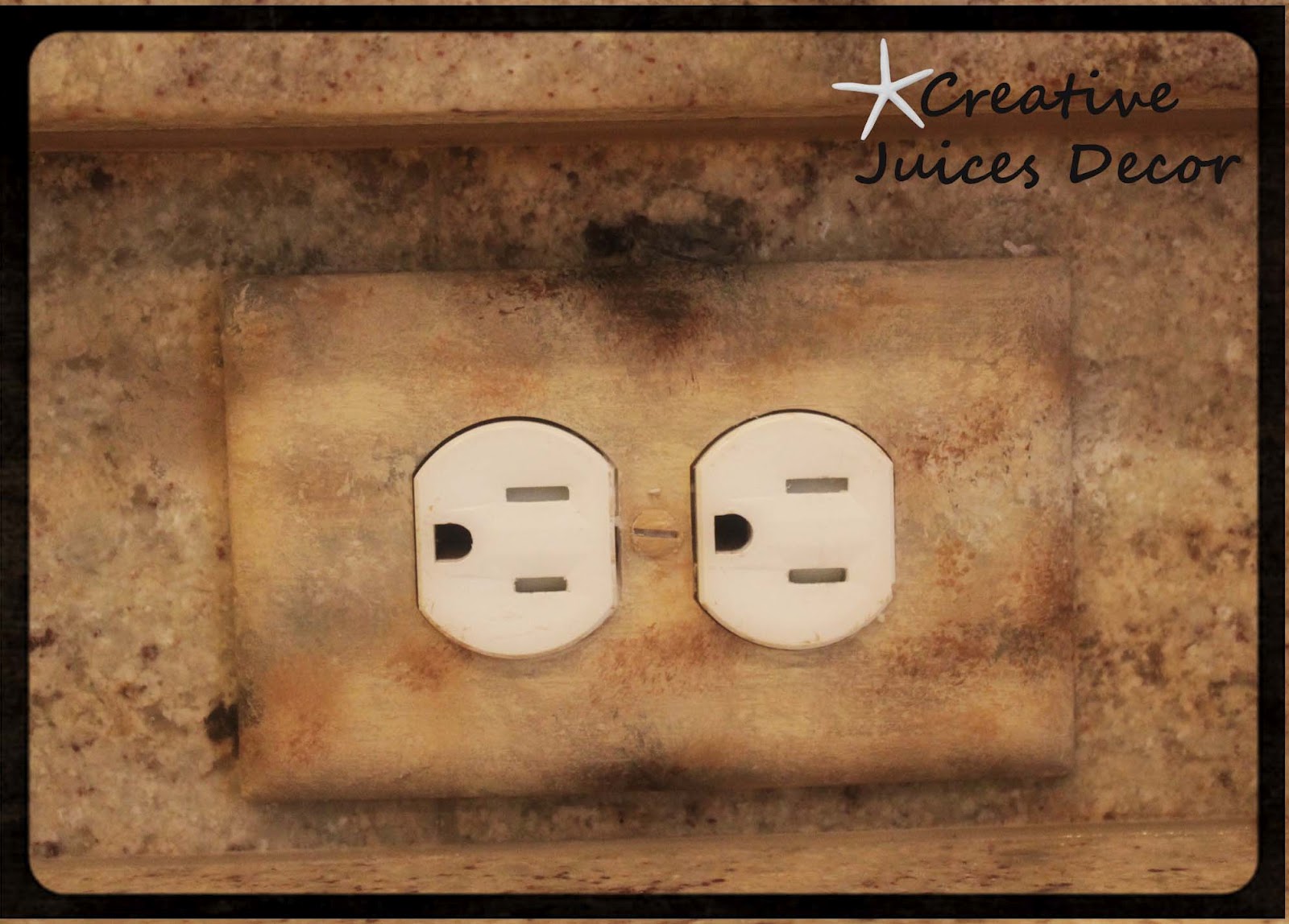 Creative Juices Decor How to Paint/Hide Electrical Outlets and Plates