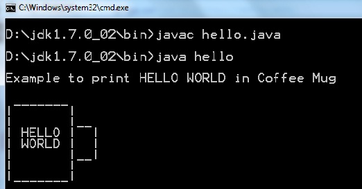 In Java Program Sample