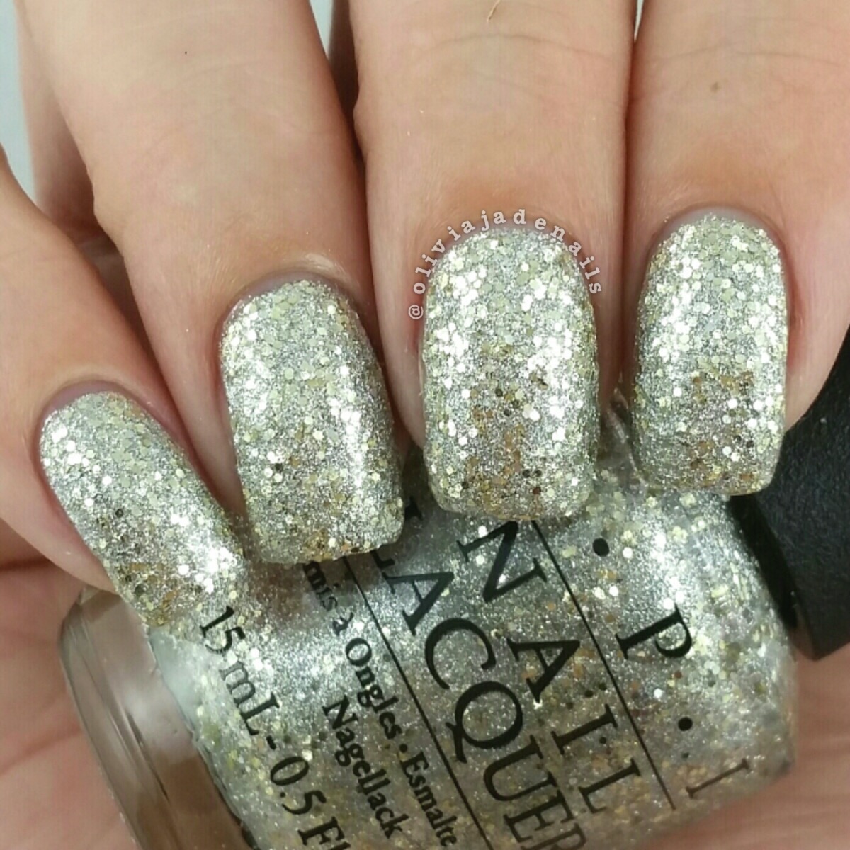 OPI Super Star Status swatched by Olivia Jade Nails