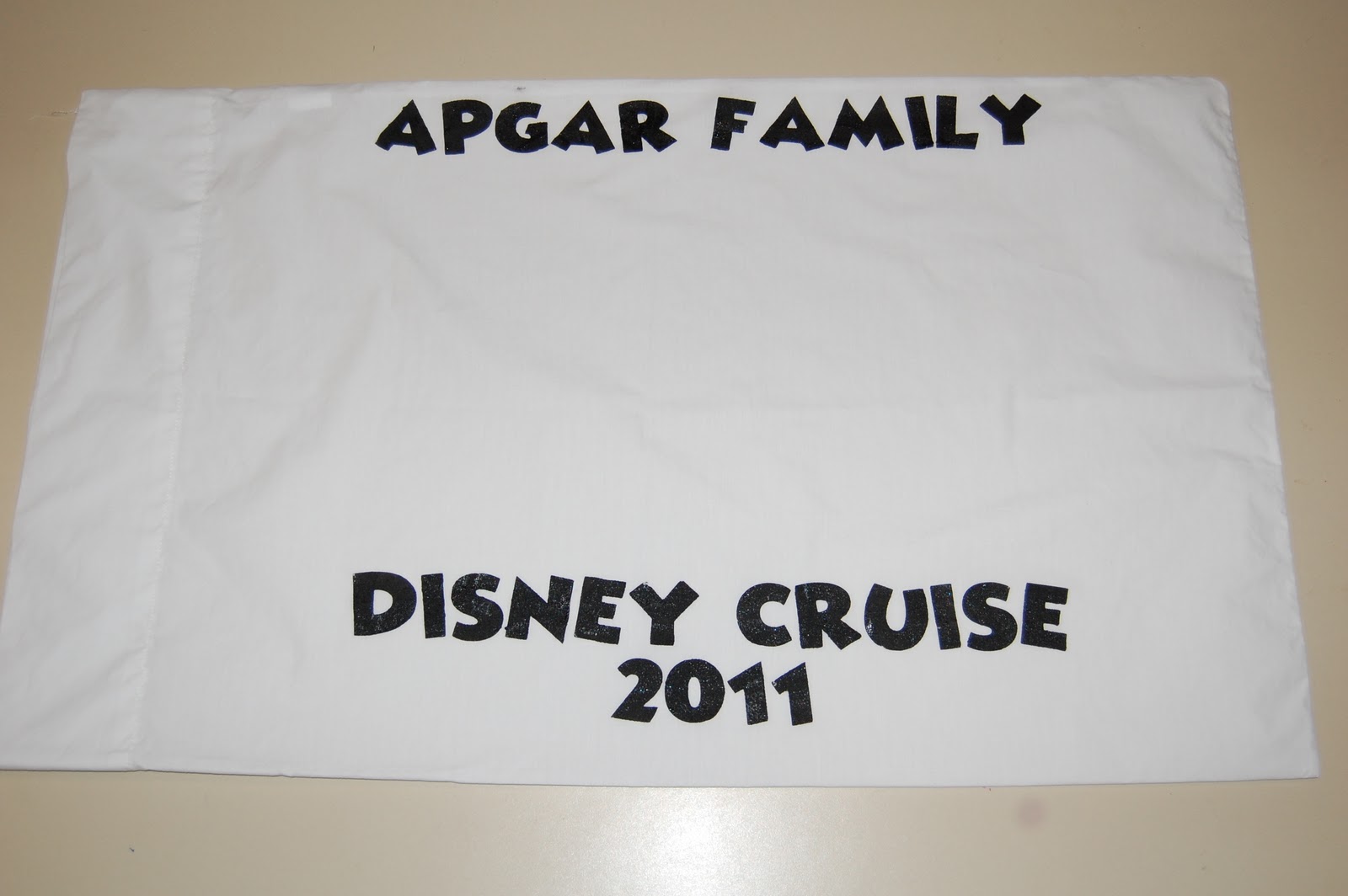 Scrappin' My Stress Away Disney Cruise Autograph Pillowcases