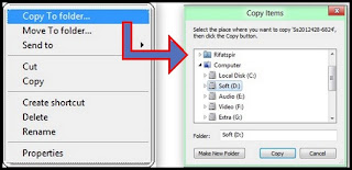 Add Move to & Copy to Options in Context Menu