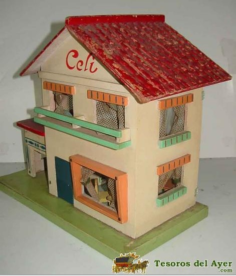 casa de muñecas antiguas