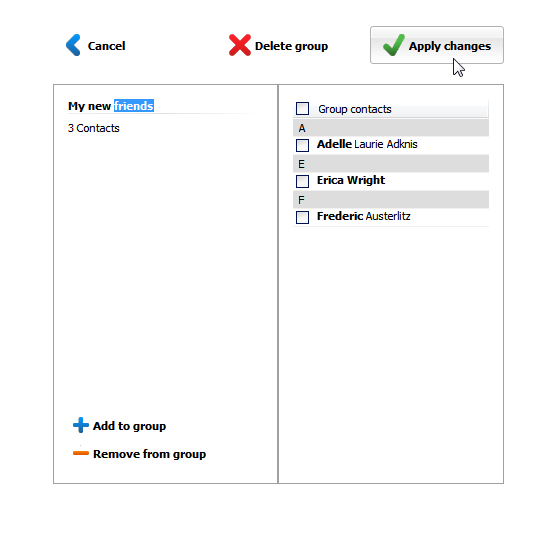 iPhone Contacts: Group iPhone Contacts