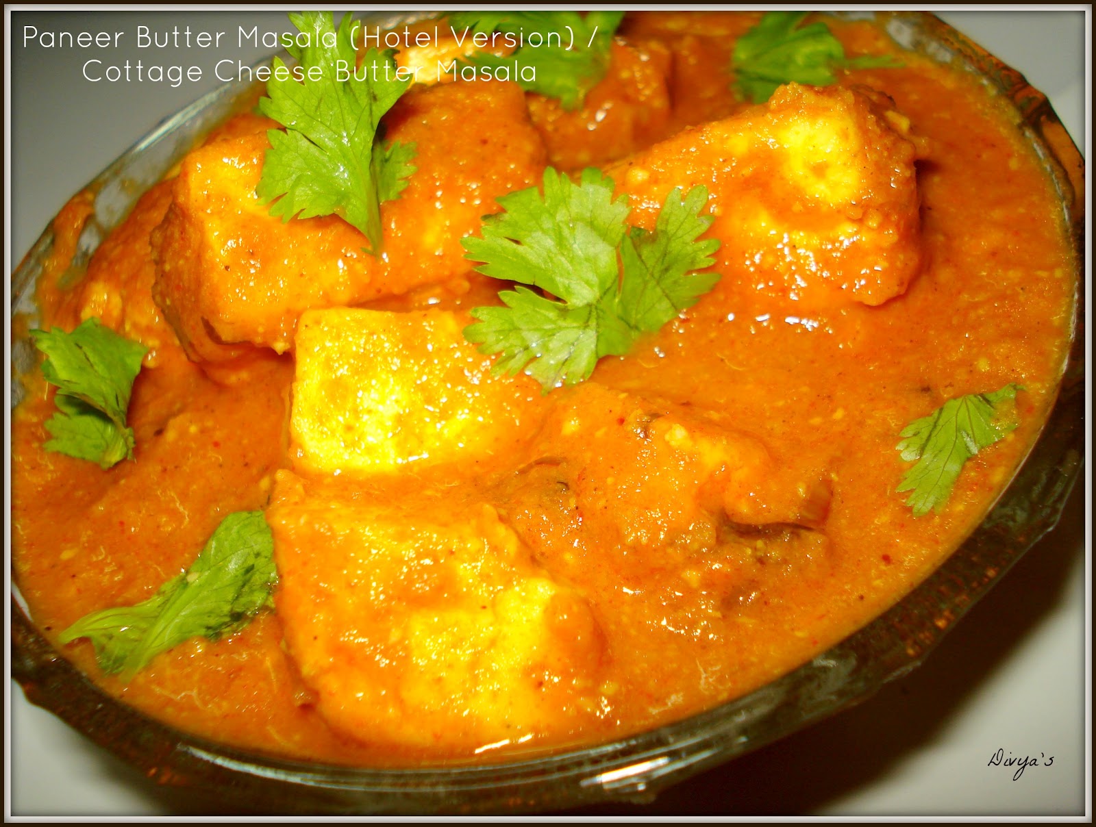 Paneer Butter Masala Restaurant Style Cottage Cheese Butter Masala
