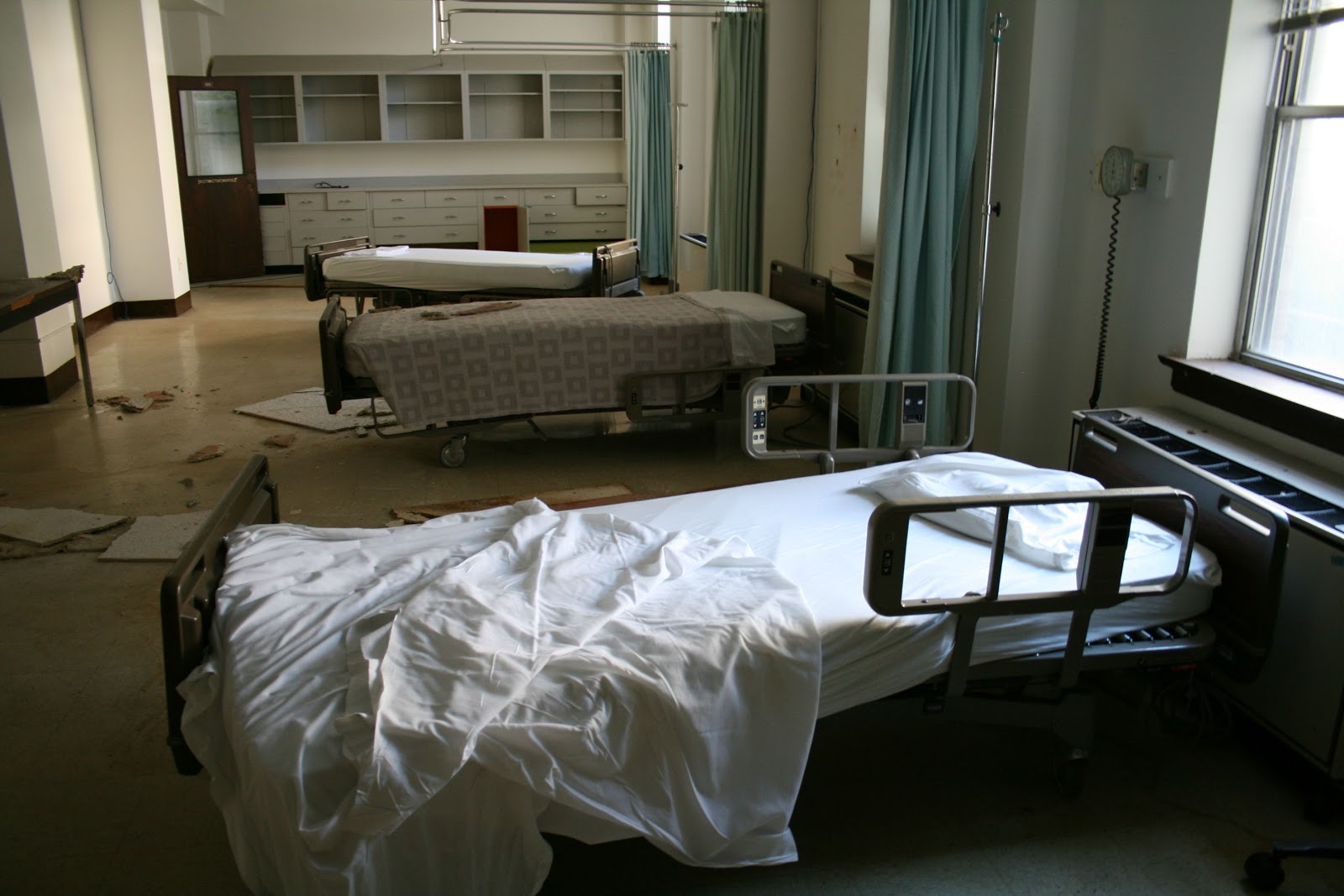 Deserted hospitals