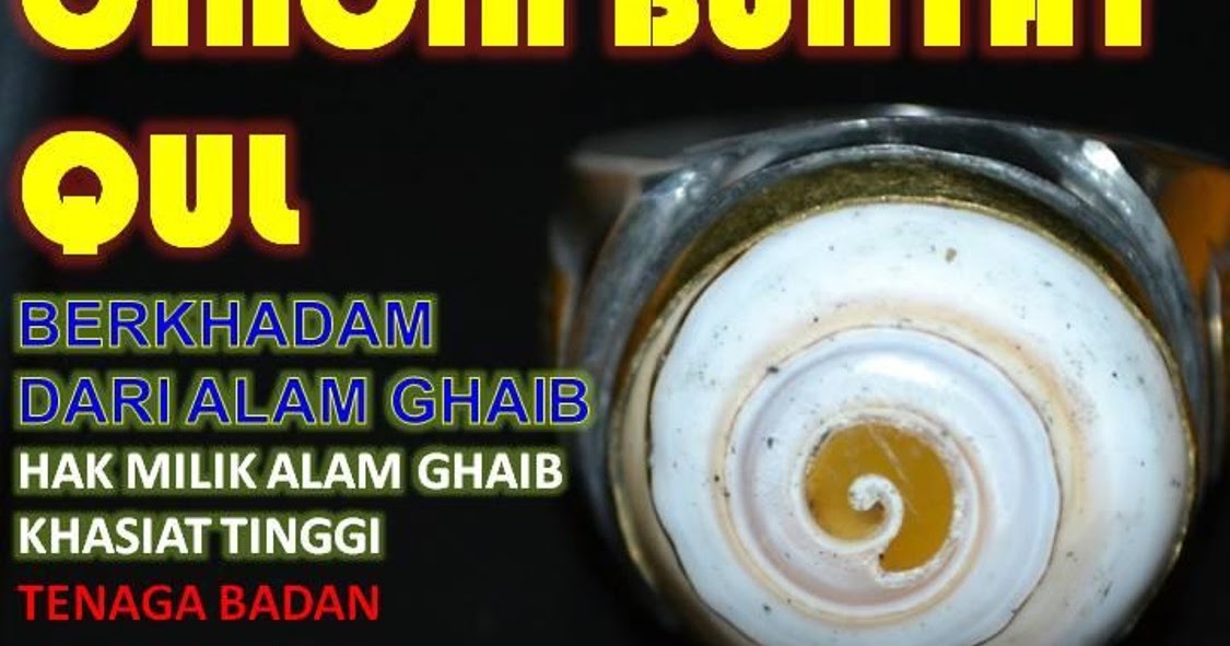 Cincin Buntat Qul Berkhadam Dari Alam Ghaib