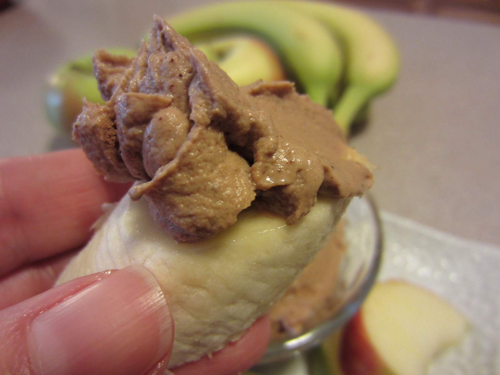 Easy and Healthy ChocolatePeanut Butter Dip Renee's Kitchen Adventures