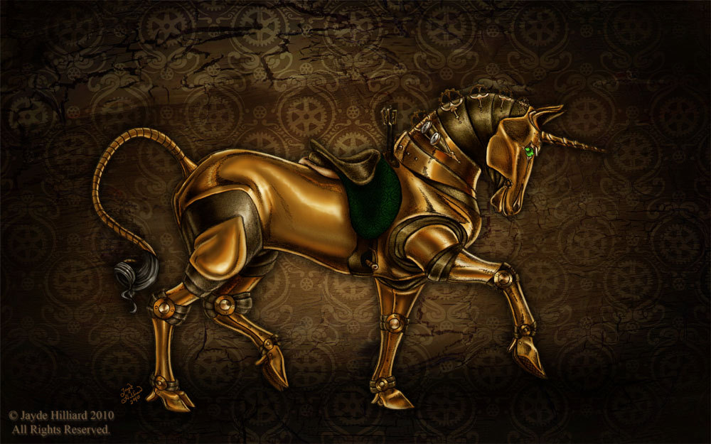 Hedgerow Arts Mechanical Unicorn